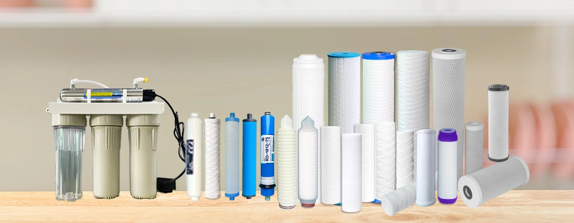 water filter cartridges and water filter system