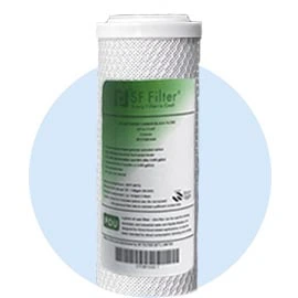 AK series coconut shell carbon block filter cartridge